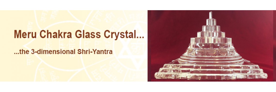 Meru Chakra Glass Crystal