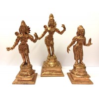 Sita (12,5 cm), Rama (15,5 cm) & Lakshman (13 cm)