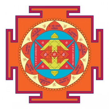 Narasimha-Schutz-Yantra 16 x 16 cm