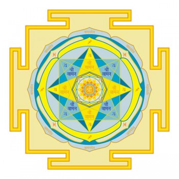 Vamana-Deva-Yantra (Jupiter, Nordosten) 18 x 18 cm