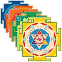 Spiritual-Yantra Set (11 Yantras) 6,3" x 6,3"
