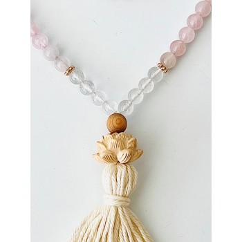 I AM LOVE - Rosenquarz Mala