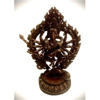 Zwölfarmiger tanzedner Ganesh - 25 cm Zwölfarmiger tanzedner Ganesh - 25 cm