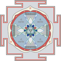 Varaha Deva Yantra (Rahu, Southwest) 16,5" x 16,5"